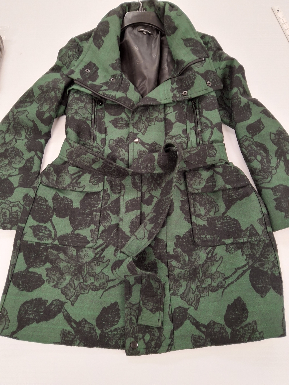 Samuel Dong Green Patterned Women's Jacket